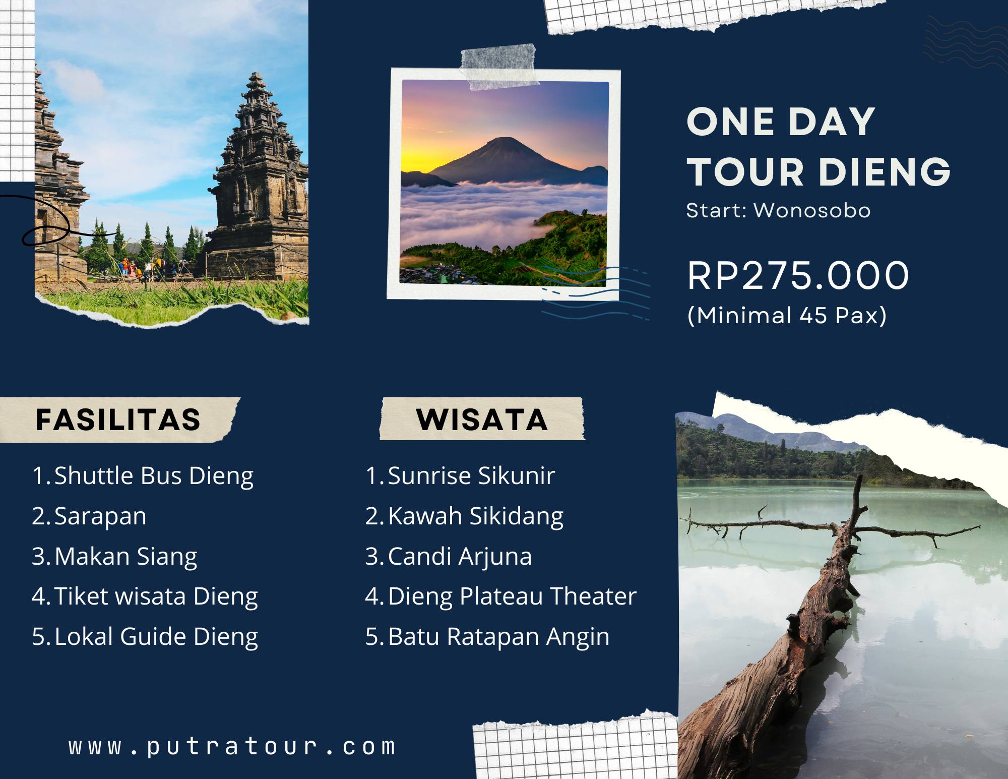 Putra Tour Dieng - Paket Wisata Dieng